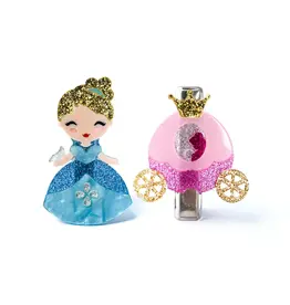 Lilies & Roses Cinderella & Carriage Hair Clips