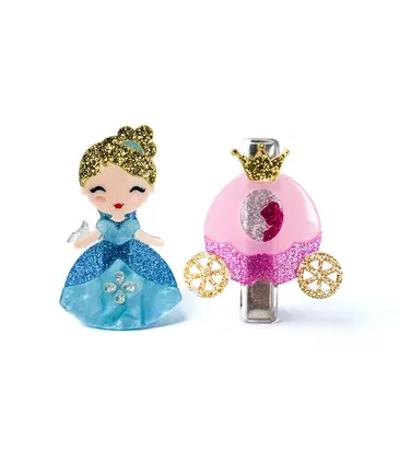 Lilies & Roses Cinderella & Carriage Hair Clips
