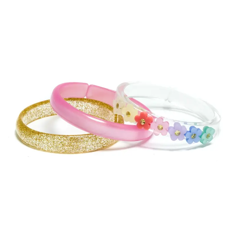 Lilies & Roses Flowers Spring Colors Bangles