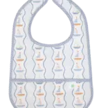Apple of My Isla Apple of My Isla The Wipe It Bib - Sailboats