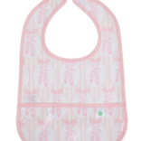 Apple of My Isla Apple of My Isla The Wipe It Bib - Ballet
