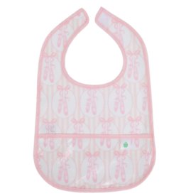 Apple of My Isla Apple of My Isla The Wipe It Bib - Ballet