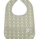 Apple of My Isla Apple of My Isla The Wipe It Bib - Sage Floral