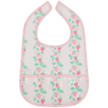 Apple of My Isla Apple of My Isla The Wipe It Bib - Strawberries