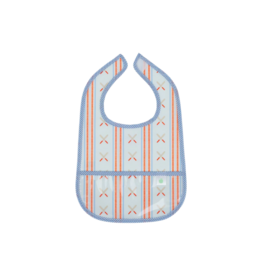 Apple of My Isla Apple of My Isla The Wipe It Bib - Baseball