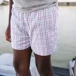 Saltwater Boys Co. Saltwater Boys Co. Patriotic Plaid Naples Shorts