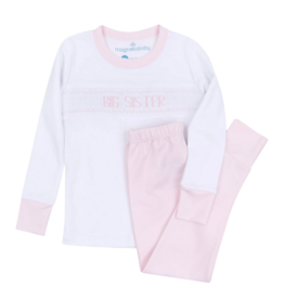 Magnolia Baby Magnolia Baby Big Sister Smocked Long Pajamas
