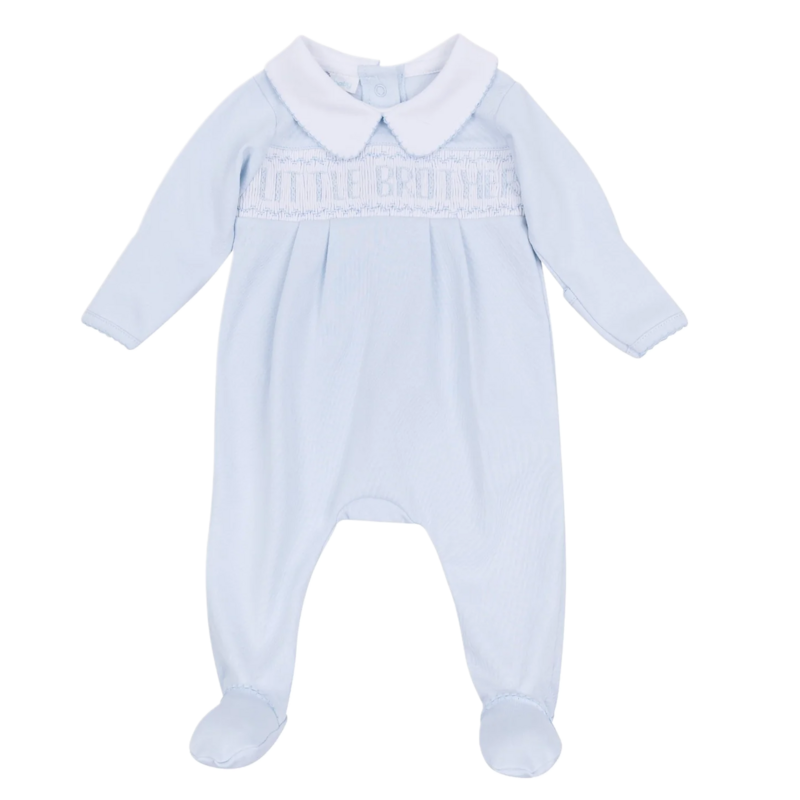 Magnolia Baby Magnolia Baby Little Brother Smocked Footie