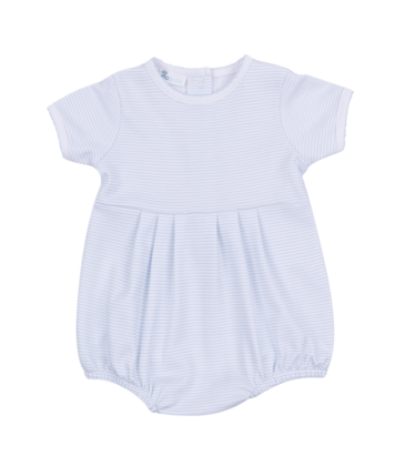 Magnolia Baby Magnolia Baby Light Blue Mini Stripes Bubble