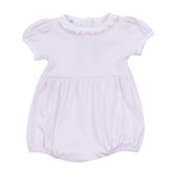 Magnolia Baby Magnolia Baby Pink Mini Stripes Ruffle Bubble