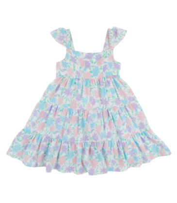The Beaufort Bonnet Company TBBC Tristen Tiered Dress - Glastonbury Blooms