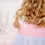 The Beaufort Bonnet Company TBBC Babs Bubble - Breakers Blue Seersucker/Sandpearl Pink