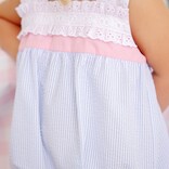 The Beaufort Bonnet Company TBBC Babs Bubble - Breakers Blue Seersucker/Sandpearl Pink