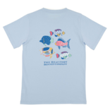 The Beaufort Bonnet Company TBBC Sir Proper's T-Shirt - Buckhead Blue/Fish