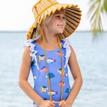 The Beaufort Bonnet Company TBBC Ruehling Ruffle Bathing Suit - Here Fishy Fishy