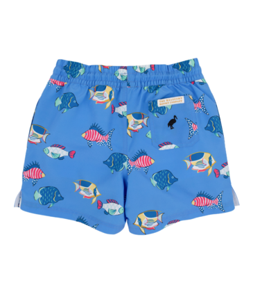 The Beaufort Bonnet Company TBBC Tortola Swim Trunks - Here Fishy Fishy