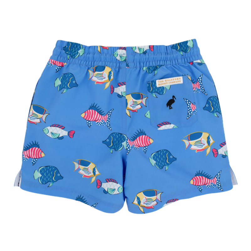 The Beaufort Bonnet Company TBBC Tortola Swim Trunks - Here Fishy Fishy