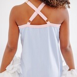 The Beaufort Bonnet Company TBBC Prepletic Little Miss Tennis Dress - BSB Seersucker/PBP