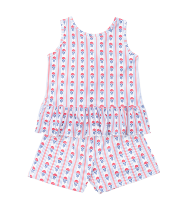 Lila + Hayes Lila + Hayes Poppy Short Set - Liberty Floral