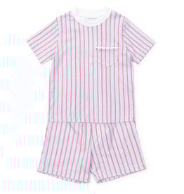 Lila + Hayes Lila + Hayes Charles Short Set - Liberty Stripe