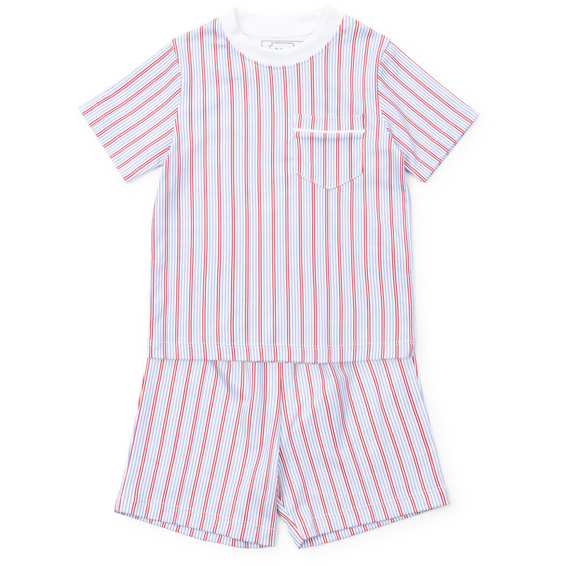 Lila + Hayes Lila + Hayes Charles Short Set - Liberty Stripe