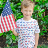 Lila + Hayes Lila + Hayes Charles Short Set - Patriotic Jeeps