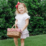 Lila + Hayes Lila + Hayes Maggie Tiered Skort - Stars, Stripes, & Bows