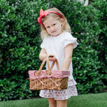 Lila + Hayes Lila + Hayes Maggie Tiered Skort - Stars, Stripes, & Bows