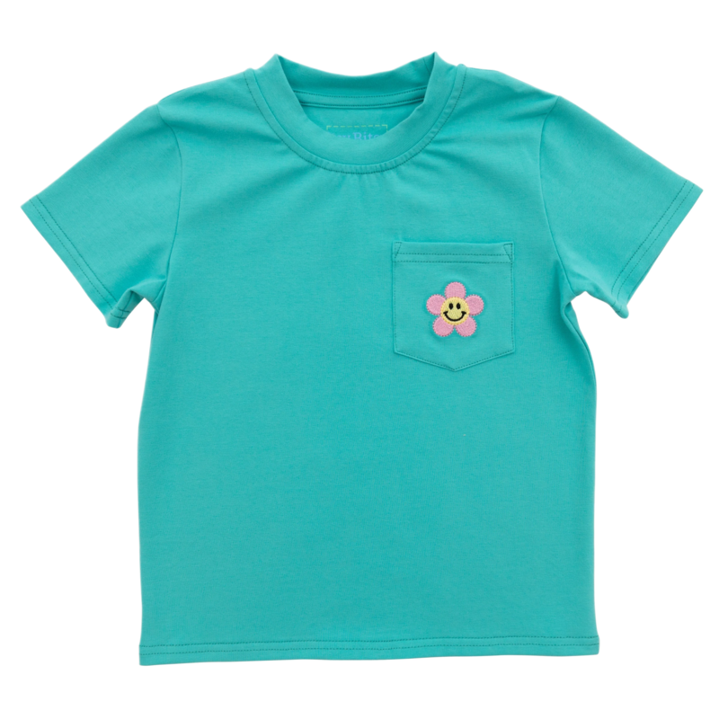 Itsy Bitsy Itsy Bitsy Pocket Tee - Flower