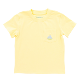Itsy Bitsy Itsy Bitsy Pocket Tee - Sailboat