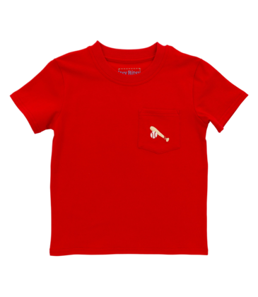 Itsy Bitsy Itsy Bitsy Pocket Tee - Baseball