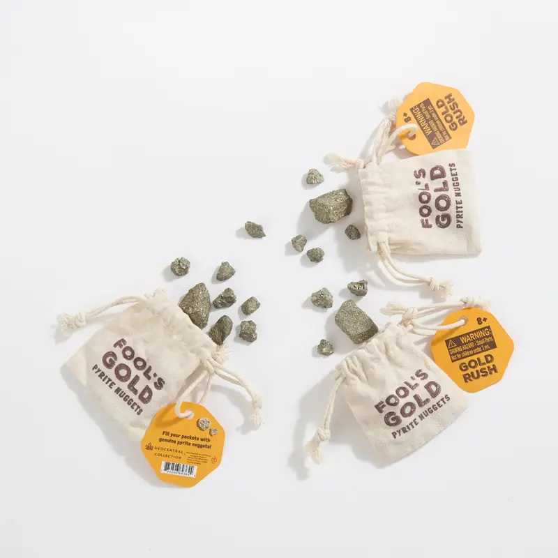 GeoCentral GeoCentral Gold Rush: Pyrite Nuggets Bag
