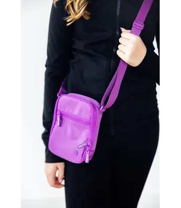 Mila & Rose Mila & Rose Neon Purple Crossbody Bag