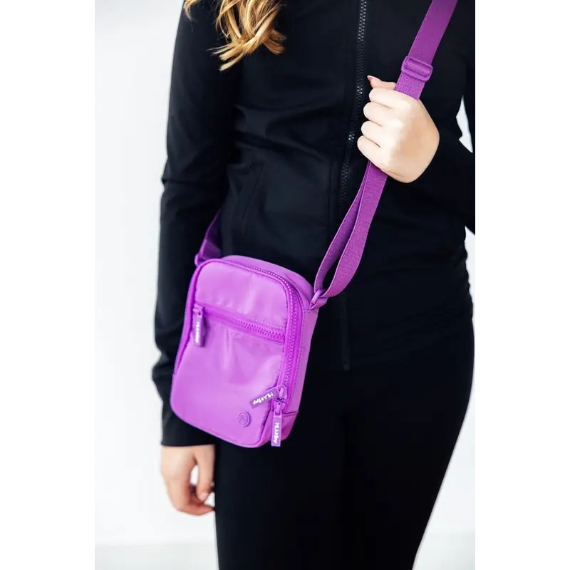 Mila & Rose Mila & Rose Neon Purple Crossbody Bag