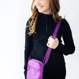 Mila & Rose Mila & Rose Neon Purple Crossbody Bag