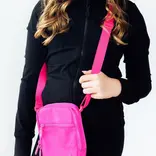 Mila & Rose Mila & Rose Neon Pink Crossbody Bag