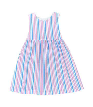 James & Lottie *Pre-Order* James & Lottie Addison Dress - Pastel Stripe