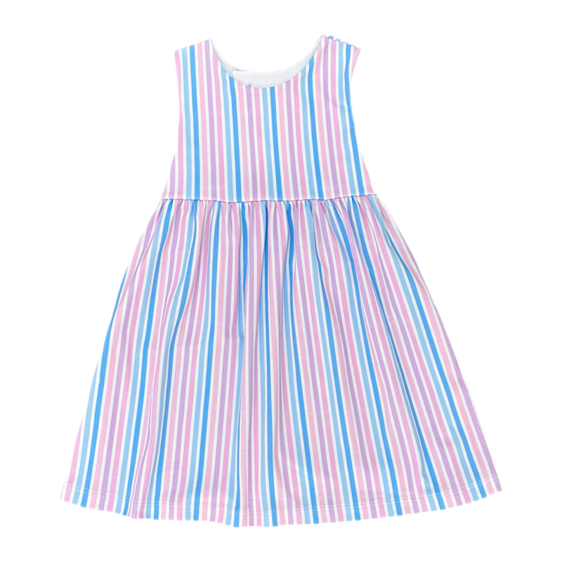 James & Lottie *Pre-Order* James & Lottie Addison Dress - Pastel Stripe