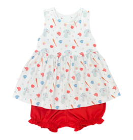 James & Lottie *Pre-Order* James & Lottie Sophia Bloomer Set - Keep Your Eye on the Ball