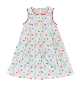 James & Lottie *Pre-Order* James & Lottie Penny Pleat Dress - Keep Your Eye on the Ball