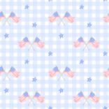 James & Lottie *Pre-Order* James & Lottie Penny Pleat Dress - Patriotic Gingham