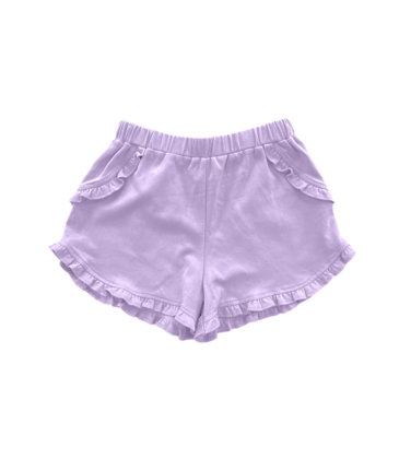 James & Lottie James & Lottie Kinley Ruffle Shorts - Lavender