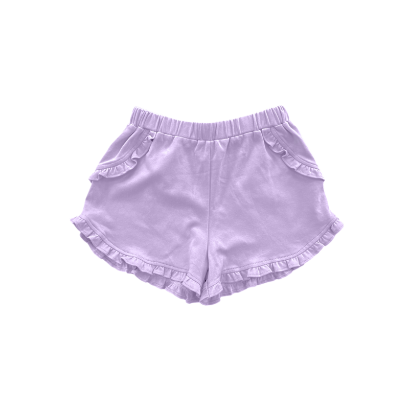 James & Lottie James & Lottie Kinley Ruffle Shorts - Lavender