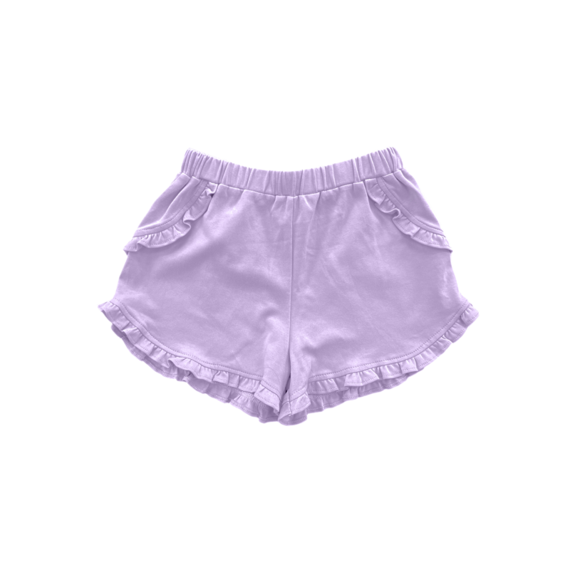 James & Lottie *Pre-Order* James & Lottie Kinley Ruffle Shorts - Lavender