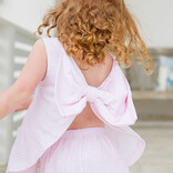 James & Lottie *Pre-Order* James & Lottie Lottie Bloomer Set - Light Pink Stripe