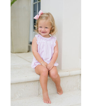 James & Lottie James & Lottie Rosie Bubble - Light Pink Stripe
