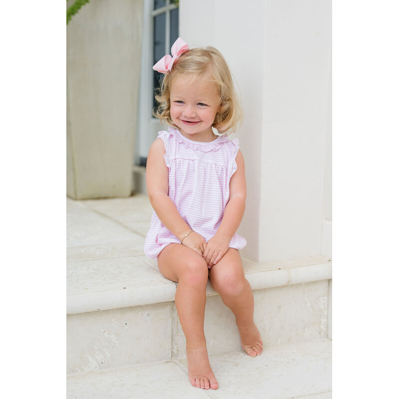 James & Lottie James & Lottie Rosie Bubble - Light Pink Stripe