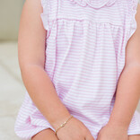 James & Lottie James & Lottie Rosie Bubble - Light Pink Stripe