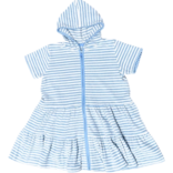 James & Lottie *Pre-Order* James & Lottie Terrycloth Coverup - Blue Stripe