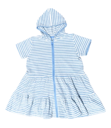 James & Lottie *Pre-Order* James & Lottie Terrycloth Coverup - Blue Stripe